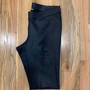 Express Faux Leather Leggings, Black M